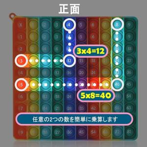 スクイーズ玩具 (掛け算九九 たしざん 両面印...の詳細画像1