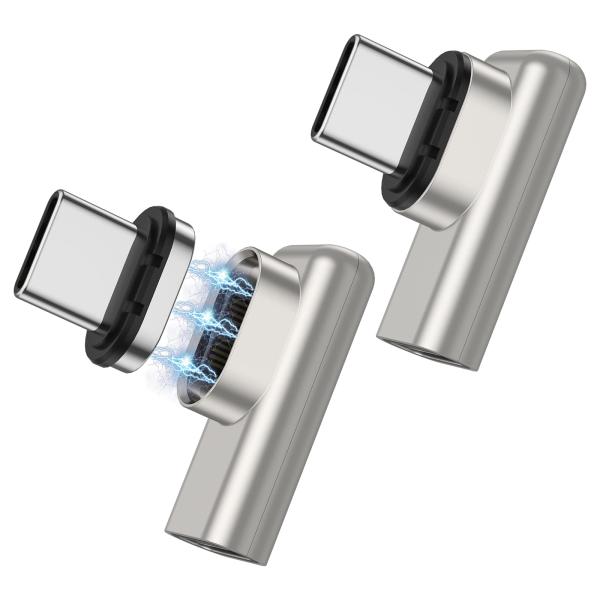 HYDOOD USB TYPE-C 変換アダプタ マグネット USB3.1 40Gbps PD100...