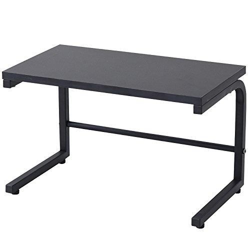 山善(YAMAZEN) レンジ上ラック 幅40×奥行22×高さ25cm 熱・水に強い アジャスター付...