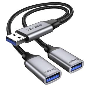 KAYQINHO USB 3.0分岐器 1入2出の高価買取価格