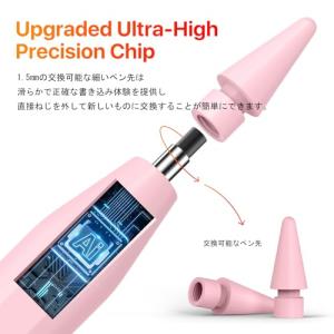 タッチペン iPad用ペン 急速充電 スタイラ...の詳細画像1