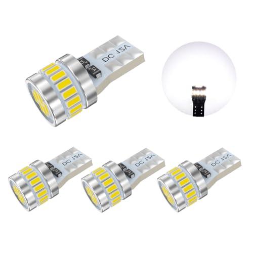 T10 LED ホワイト 爆光 4個 LED T10 車検対応 3014LEDチップ24連 12V ...