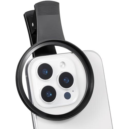 K&amp;F CONCEPT スマホレンズ用クリップ ねじ込み式 67mmフィルターに対応