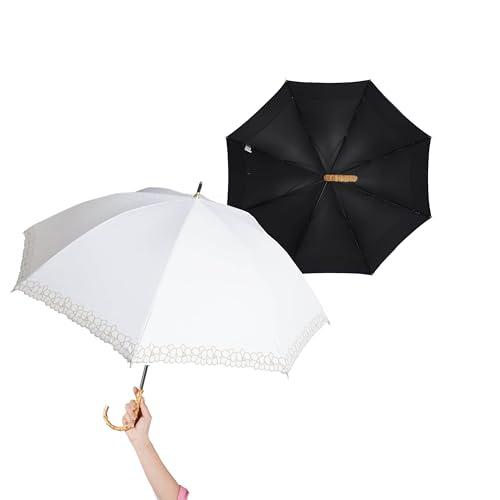 Aiyoupin日傘 傘 レディース 長傘 ＵＶカット 100 遮光 遮熱 超軽量 かわいい UPF...