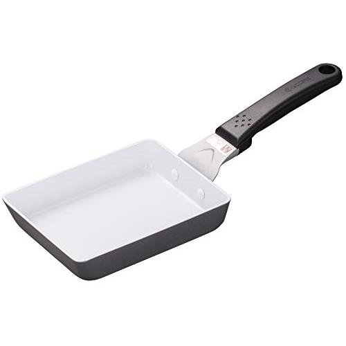 京セラ(Kyocera) 卵焼き フライパン 13×18cm IH 対応 フッ素 不使用 セラミック...
