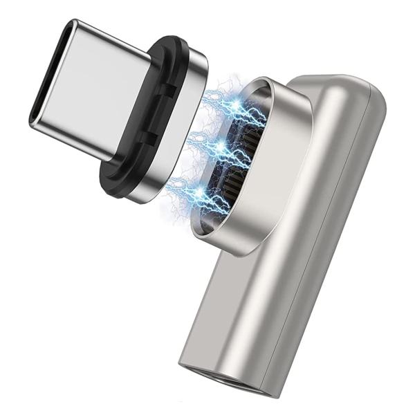 USB TYPE-C 変換アダプタ マグネット USB3.1 40Gbps PD100W 4K/60...
