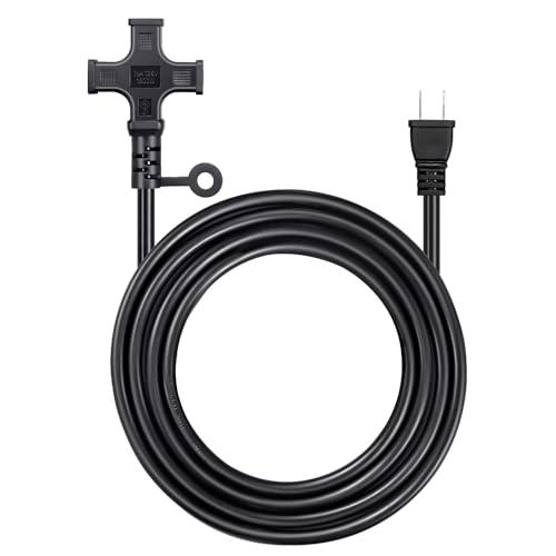 DanYee 延長コード 1m 3個口電源コード 作業用延長コード 12A/125V1500WVCT...