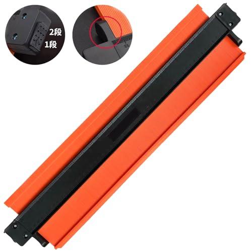 Yoimize大型型取りゲージ 測定サイズ51cm*7.5cmコンターゲージ 曲線定規 CMとInc...