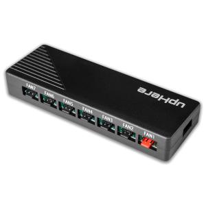 upHere 120mm PCケースファン 静音タイプ 25mm厚 1200rpm 小3ピンと