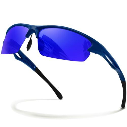 [KANASTAL] サングラス メンズ スポーツ 偏光 超弾性耳掛 フレーム 超軽量 抗衝撃 uv...