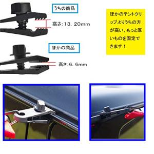 テントクリップ タープクリップ アウトドア キ...の詳細画像1