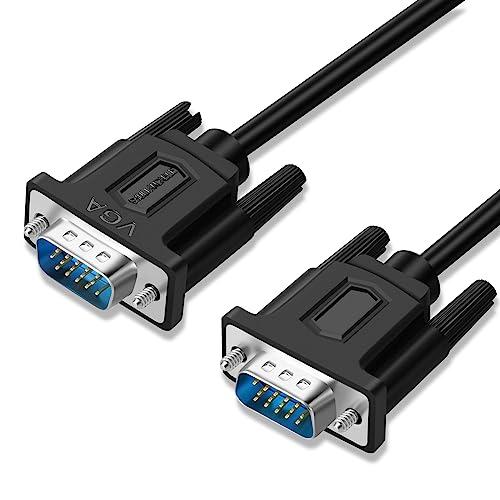 SHULIANCABLE ディスプレーケーブル VGAケーブルD-Sub 15pin オス-D-Su...