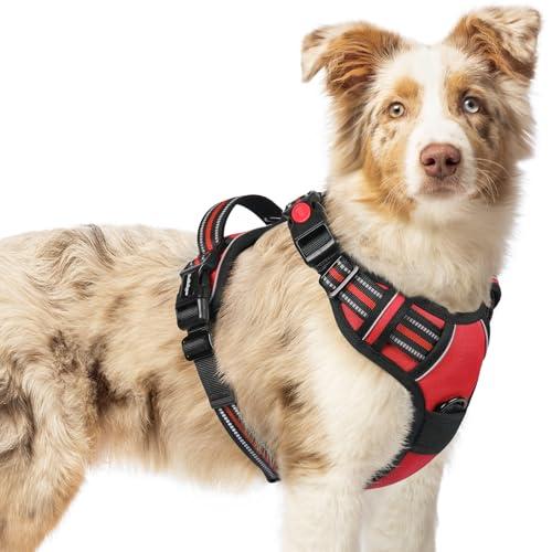 [最新型犬ハーネス]rabbitgoo 犬 ハーネス 犬用胴輪 小型犬/中型犬/大型犬 引っ張り防止...