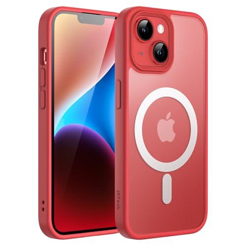 JETech iPhone 14 6.1インチ用 マグネット ケース MagSafeに対応 半透明の...