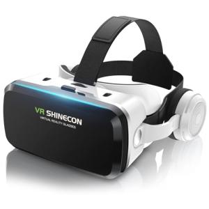 令和8年bluetooth 版OLANSOR VRゴーグル VRヘッドセット VRヘッドマウントディスプレイ ヘッドホン付き ピント調節可5.5