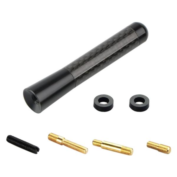 LIKENNY 車アンテナ ショートアンテナ ラジオアンテナ カーボンアンテナ 車用 AM/FM ア...