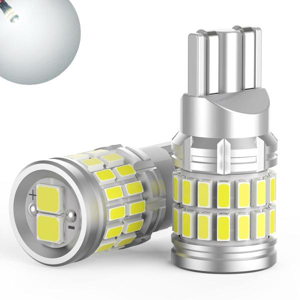 12V-24V車用 T10 LED ホワイト 爆光 2個 LED T10 34連3014チップ 車検...