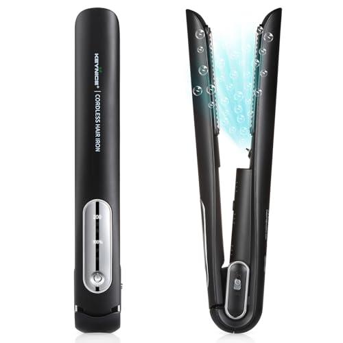 Poco'ce掲載商品Keynice コードレスヘアアイロン マイナスイオン搭載 静電気抑制 480...