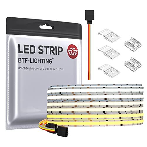 BTF-LIGHTING FCOB COB CCT LEDテープライト 高密度 フレキシブル 5M ...