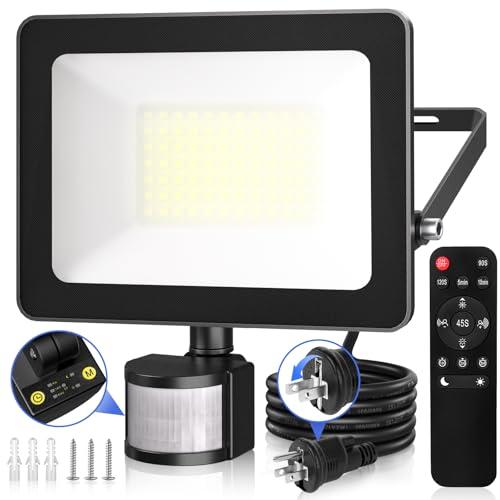 CLY センサーライト 屋外 人感センサーライト 防犯ライト LED投光器 60W 昼光色 7000...
