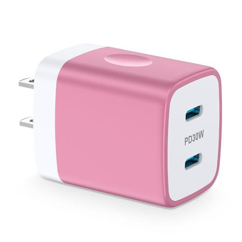 Hootek 急速充電器 Type-C 30W(USB PD 充電器 USB-C 2ポート)/PD&amp;...