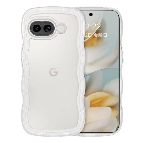 GUAGUA Google Pixel 9A ケース クリア ウェーブ ピクセル 9a ソフト TP...