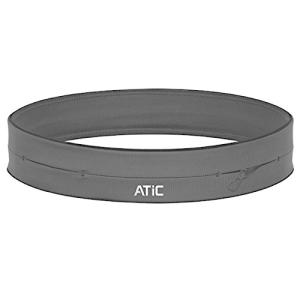 ランニングポーチ ATiC ウエストバッグ ポケット4つ付き 腰に巻く 弾力あり 小物入れ山登り ランニン