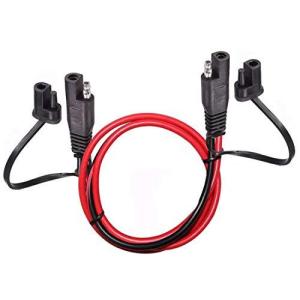Dongge SAE延長電源コード 1.2mのバッテリー充電DC延長ケーブル