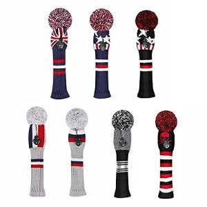 ゴルフカバー ヘッドカバー ユーティリティ UT用カバー ニット製 ペンダント付け