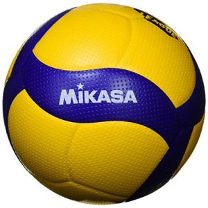 ミカサ (MIKASA) バレーボール 国際公認球検定球 5号 (一般大学高校) Vリーグバージョンイエロー/ブルー V300W-V 推奨内圧0の商品画像