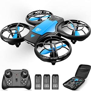 4DRC ドローン こども向け ミニドローン 100g未満 収納パック3つのバッテリー飛行時間最大30分 赤外線感知モード 高度保持自動ホバーヘ
