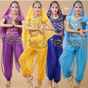 ダンス衣装 ベリーダンス レディース 上下セットアップ