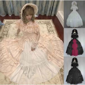 コスプレ仮装/ワンピース/レディース洋服ゴシック/ロリータ宮廷風欧米風ドレス/帽子なし/舞台演出服文化祭学園祭COSPLAY/2枚