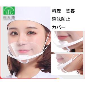 マウスシールド マウスカバー 透明 エコマスク 口元カバー