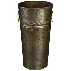GREENHOUSE アンティークブリキバケツ 2529-C 筒型 S - 最安値・価格