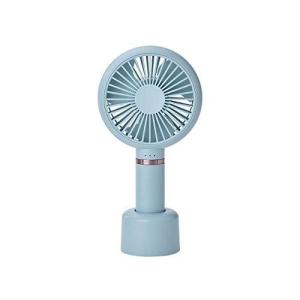 コイズミ 携帯扇風機 ハンディファン 手持ち/卓上両用 静音設計 ミニ USB 充電式 3段階風量調節 グリーン KPF-0991/G