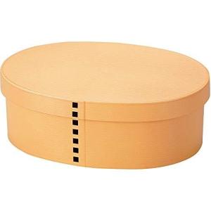 たつみや 弁当箱 ランチボックス 抗菌塗り 曲げわっぱ 一段 日本製 小 ベージュ