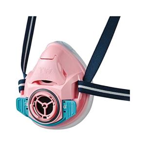 シゲマツ 取替え式防じんマスク 直結式小型防毒マスク ピンク Mサイズ TW01SC 11967