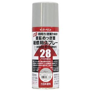 サンデーペイント 亜鉛めっき面補修用スプレー グレー 300ml