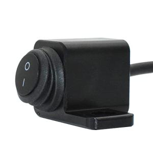 CNC オートバイハンドルバースイッチ ATVバイク 12V ON OFF ヘッドライトフォグライトスイッチ 防水 過負荷保護 ブルーライト