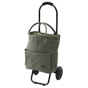 キャンバストートバッグカート ショッピングカート  グリーン CLC-01