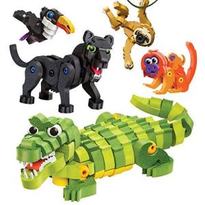 やわらかパズルブロック ブロッコ アニマルシリーズ トロピカルアニマルセット
