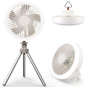扇風機 キャンプ扇風機 卓上扇風機 usb扇風機2022高性能&amp;5in1吊り下げ アウトドア扇風機 サーキュレーター リビング扇風機 usb充電