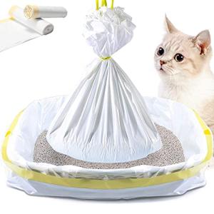 猫トイレ袋 猫砂袋 ねこトイレ用ゴミ袋 猫砂処理 猫トイレを汚れず 猫用うんち処理袋 猫用うんちゴミ袋 ネコちゃんのトイレ袋 片付け簡単 時間節