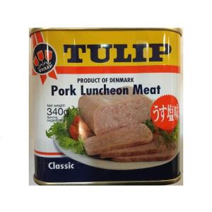 チューリップポーク 24缶＋12缶 合計36缶 セット 340g うす塩味 TULIP