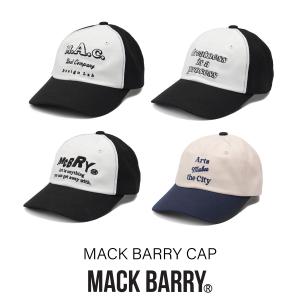 【30％OFF】BTS着用 MACK BARRY CAP マクバリー キャップ 帽子 メンズ レディース 韓国 おしゃれ プレゼント 黒 ブラック