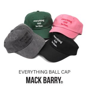 【30％OFF】BTS着用 MACK BARRY EVERYTHING BALL CAP マクバリー キャップ 帽子 メンズ レディース 韓国 おしゃれ プレゼント