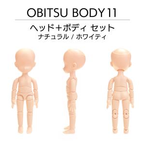 11cmオビツボディ ホワイティ マグネット付 5体セット 11cmオビツボディ マグネット付きホワイティ(マットスキンタイプ
