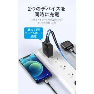 VENTION USB-A 2ポートUSB 急...の詳細画像3