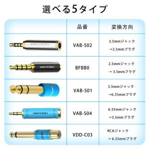 VENTION オーディオプラグ変換アダプター...の詳細画像1